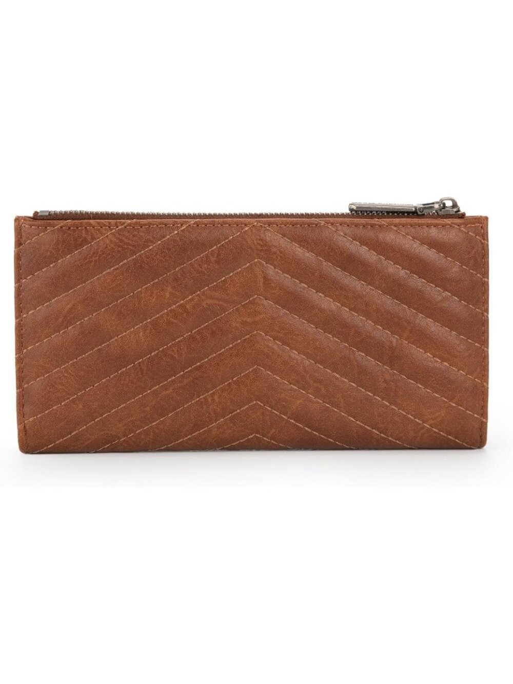 New Brown Minimalist Wallet for Women Travel Credit Card Case & Money Organizer - Picture 6 of 6